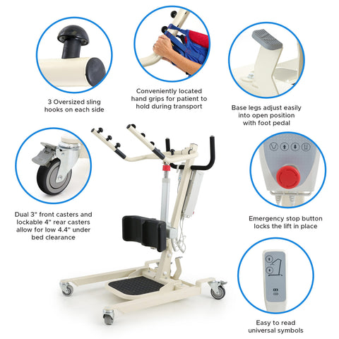 AireMed Sit To Stand Electric Patient Lift