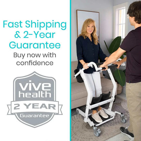 Vive Stand Assist Lift Standing Transfer Device for Home Care Use