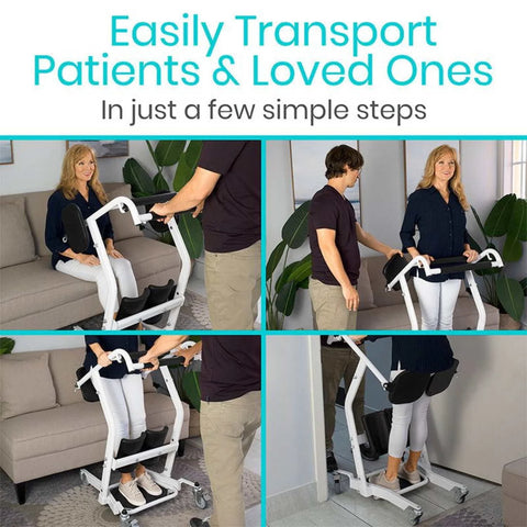Vive Stand Assist Lift Standing Transfer Device for Home Care Use